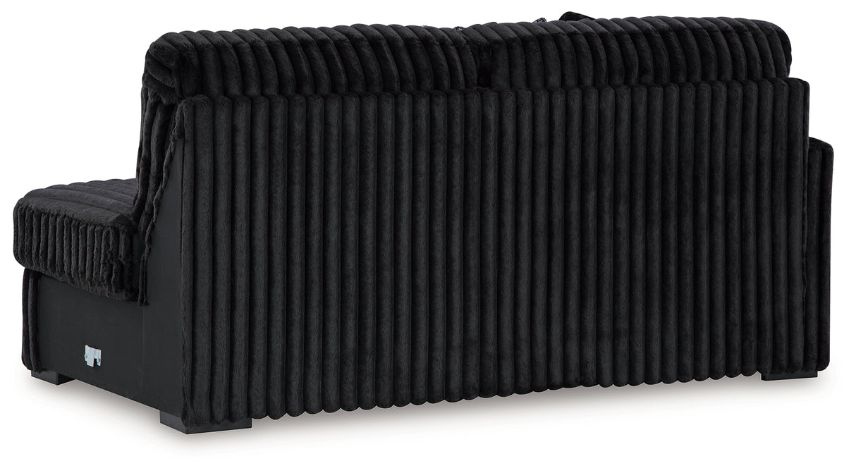 Midnight-Madness Onyx Left-Arm Facing Sofa from Ashley - Luna Furniture