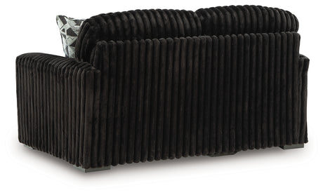 Midnight-Madness Onyx Loveseat from Ashley - Luna Furniture