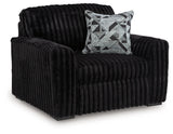 Midnight-Madness Onyx Oversized Chair from Ashley - Luna Furniture