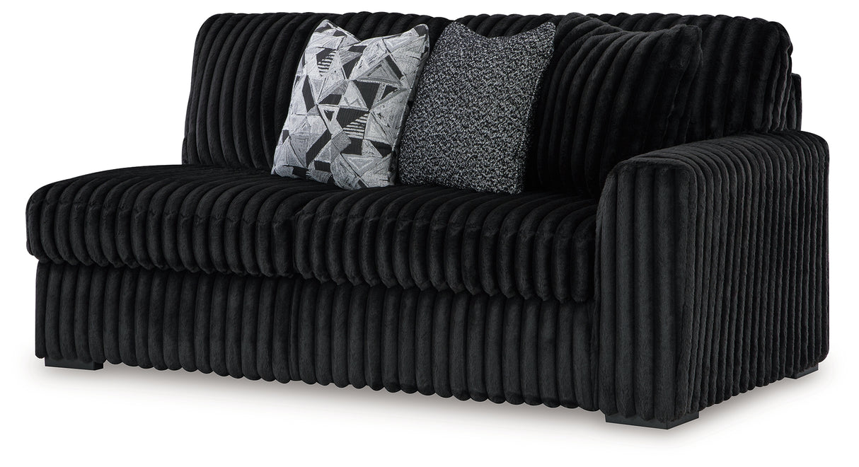 Midnight-Madness Onyx Right-Arm Facing Sofa from Ashley - Luna Furniture