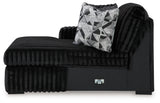 Midnight-Madness Super Chaise and Oversized Chaise from Ashley - Luna Furniture