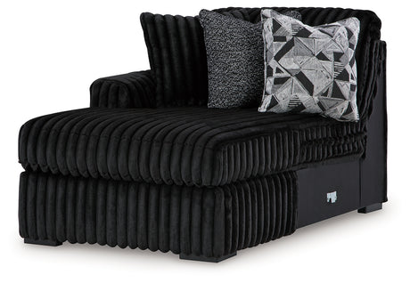 Midnight-Madness Super Chaise and Oversized Chaise from Ashley - Luna Furniture