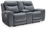 Mindanao Steel Sofa, Loveseat and Recliner from Ashley - Luna Furniture