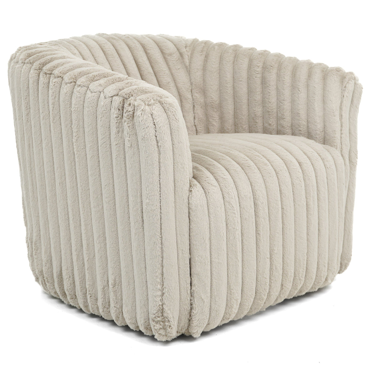 Mira Light Grey Velvet Swivel Chair from Ashcroft Furniture - Luna Furniture