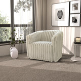 Mira Light Grey Velvet Swivel Chair from Ashcroft Furniture - Luna Furniture