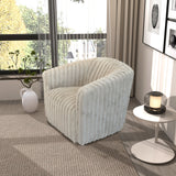 Mira Light Grey Velvet Swivel Chair from Ashcroft Furniture - Luna Furniture