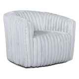 Mira Light Grey Velvet Swivel Chair from Midinmod - Luna Furniture