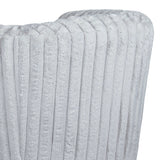 Mira Light Grey Velvet Swivel Chair from Midinmod - Luna Furniture