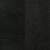 Miranda Black 55-inch Upholstered Twin Panel Bed from Coaster - Luna Furniture