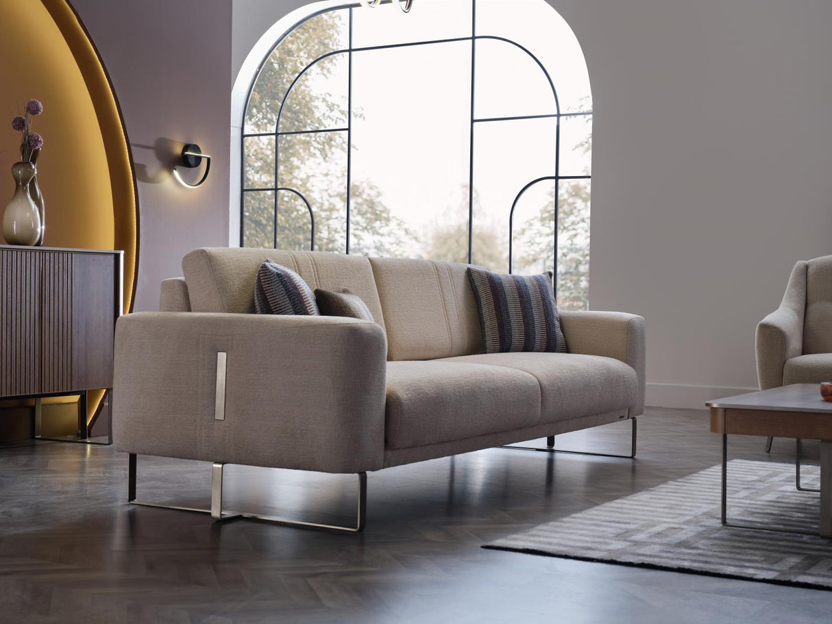 Mirante Beatto Cream Living Room Set from Bellona - Luna Furniture