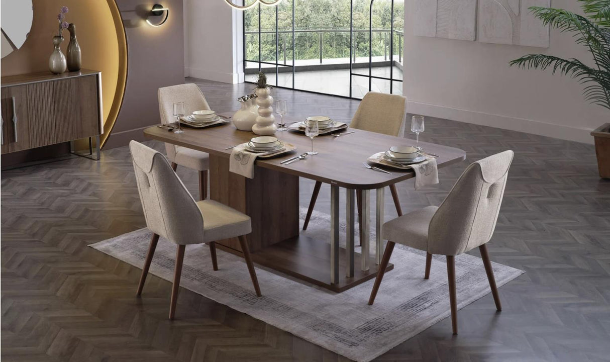 Mirante Cream Dining Chair from Bellona - Luna Furniture