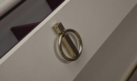 Mistral Opak White Nightstand from Bellona - Luna Furniture