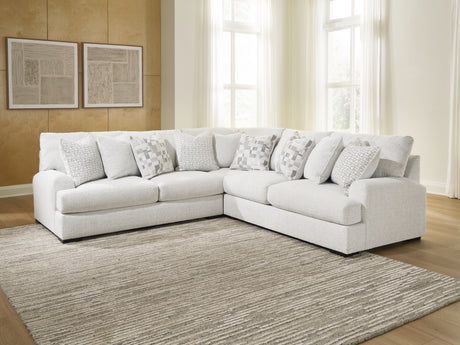 Misty-Lakes Chalk 3-Piece Sectional from Ashley - Luna Furniture