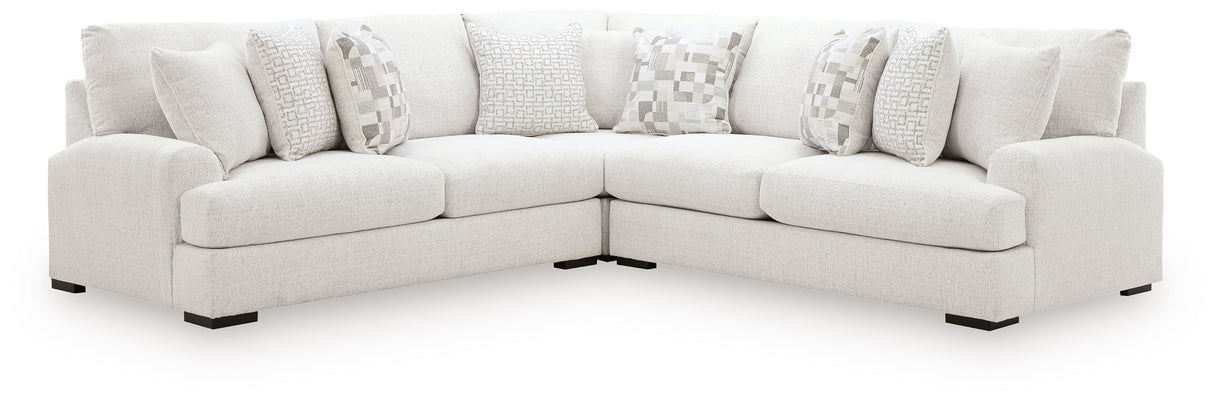 Misty-Lakes Chalk 3-Piece Sectional from Ashley Furniture - Luna Furniture