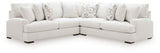 Misty-Lakes Chalk 3-Piece Sectional from Ashley Furniture - Luna Furniture