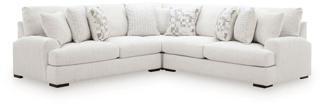 Misty-Lakes Chalk 3-Piece Sectional from Ashley Furniture - Luna Furniture