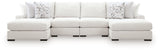 Misty-Lakes Chalk 4-Piece Double Chaise Sectional from Ashley Furniture - Luna Furniture