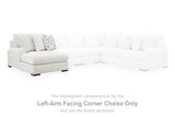 Misty-Lakes Chalk Left-Arm Facing Corner Chaise from Ashley Furniture - Luna Furniture