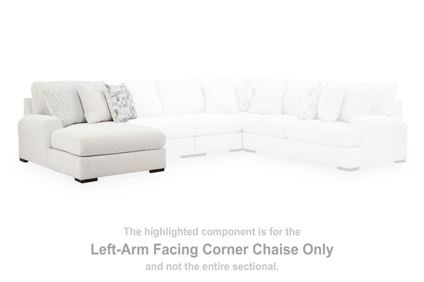 Misty-Lakes Chalk Left-Arm Facing Corner Chaise