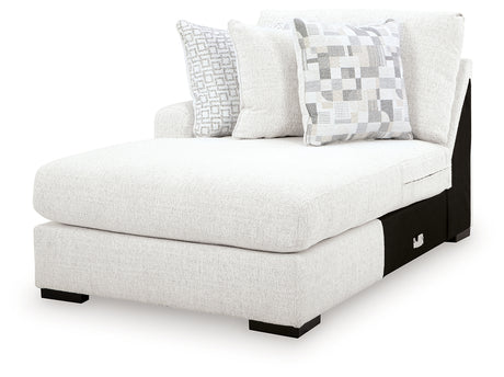 Misty-Lakes Chalk Left-Arm Facing Corner Chaise from Ashley Furniture - Luna Furniture