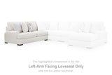 Misty-Lakes Chalk Left-Arm Facing Loveseat from Ashley Furniture - Luna Furniture