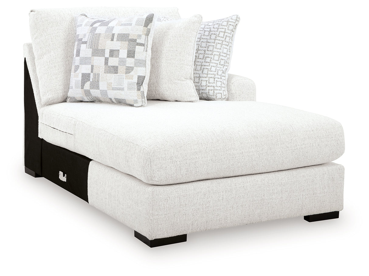 Misty-Lakes Chalk Right-Arm Facing Corner Chaise from Ashley Furniture - Luna Furniture