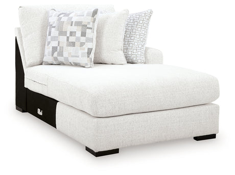 Misty-Lakes Chalk Right-Arm Facing Corner Chaise from Ashley Furniture - Luna Furniture