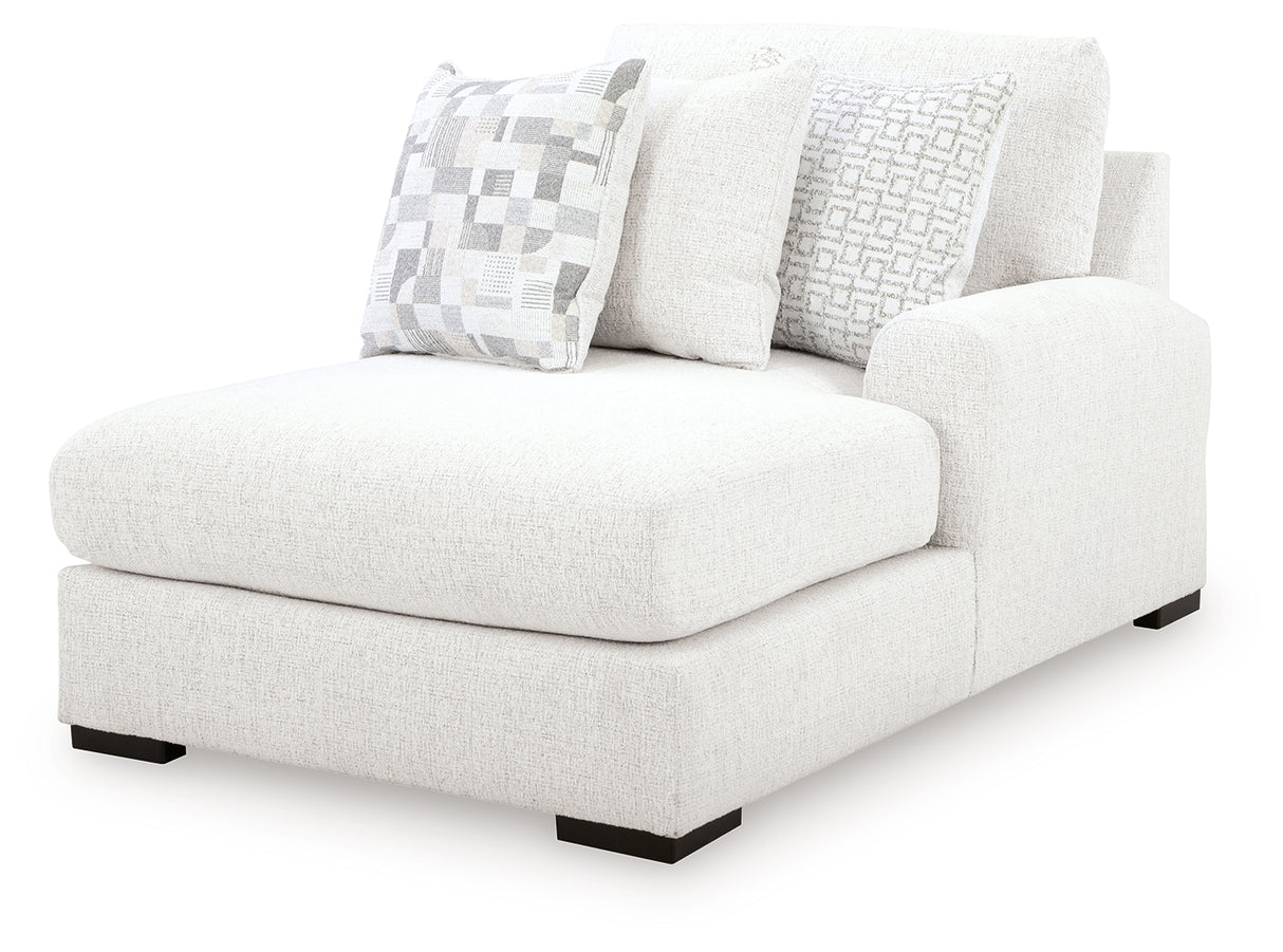 Misty-Lakes Chalk Right-Arm Facing Corner Chaise from Ashley Furniture - Luna Furniture