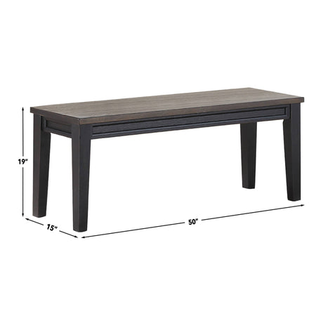 Raven Noir Bench from Steve Silver - Luna Furniture