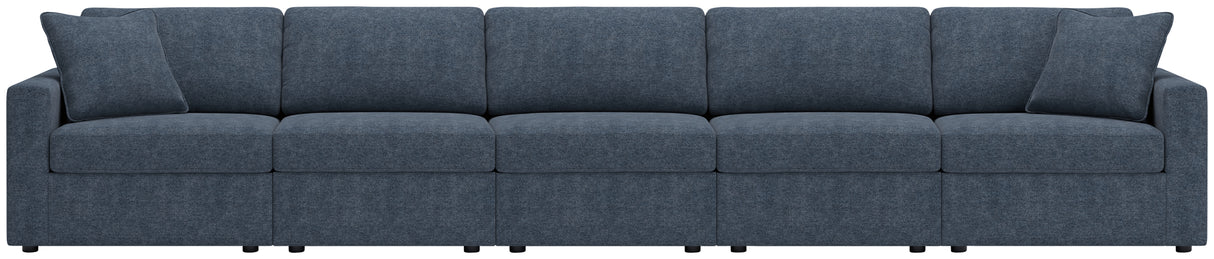 Modmax Blue 5-Piece Sectional from Ashley - Luna Furniture