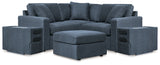 Modmax 5-Piece Sectional with Audio Console and Ottoman from Ashley - Luna Furniture