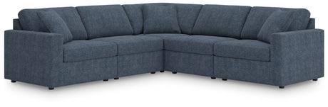 Modmax 5-Piece Sectional with Recliner in Ink from Ashley - Luna Furniture
