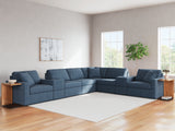 Modmax 8-Piece Sectional with Ottoman in Ink from Ashley - Luna Furniture