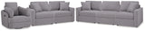 Modmax Granite 3-Piece Sectional Sofa, 2-Piece Sectional Loveseat and Swivel Glider Recliner from Ashley - Luna Furniture