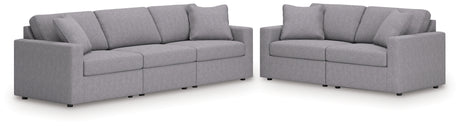 Modmax Granite 3-Piece Sectional Sofa and 2-Piece Sectional Loveseat from Ashley - Luna Furniture