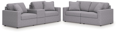 Modmax Granite 3-Piece Sectional Sofa and 2-Piece Sectional Loveseat from Ashley - Luna Furniture