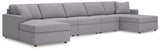 Modmax Granite 5-Piece Double Chaise Sectional from Ashley - Luna Furniture