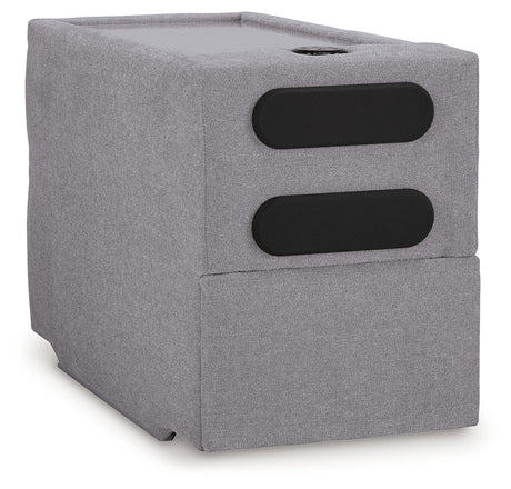 Modmax Granite Console with Audio System from Ashley - Luna Furniture