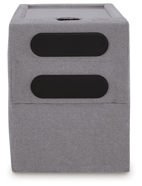 Modmax Granite Console with Audio System from Ashley - Luna Furniture