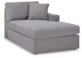Modmax Granite Right-Arm Facing Corner Chaise from Ashley - Luna Furniture