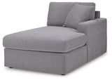 Modmax Granite Right-Arm Facing Corner Chaise from Ashley - Luna Furniture