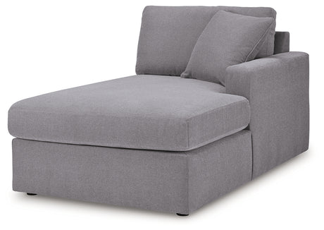 Modmax Granite Right-Arm Facing Corner Chaise from Ashley - Luna Furniture
