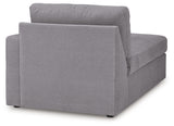 Modmax Granite Right-Arm Facing Corner Chaise from Ashley - Luna Furniture