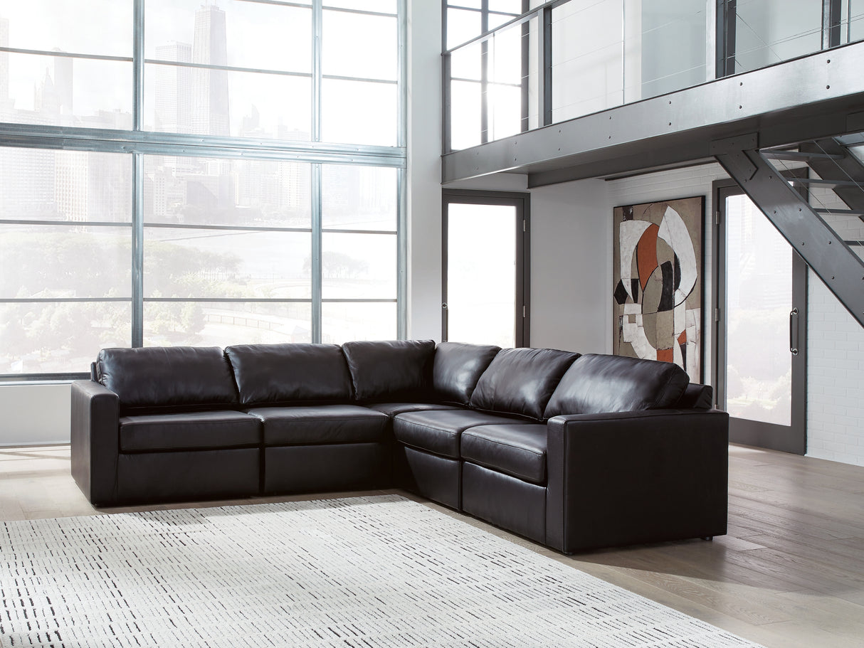 ModMax II Black 5-Piece Sectional from Ashley - Luna Furniture