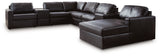 ModMax II Black 8-Piece Sectional with RAF Chaise and Storage Consoles from Ashley - Luna Furniture