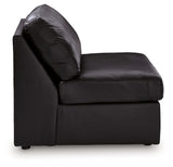 ModMax II Black Armless Chair from Ashley - Luna Furniture