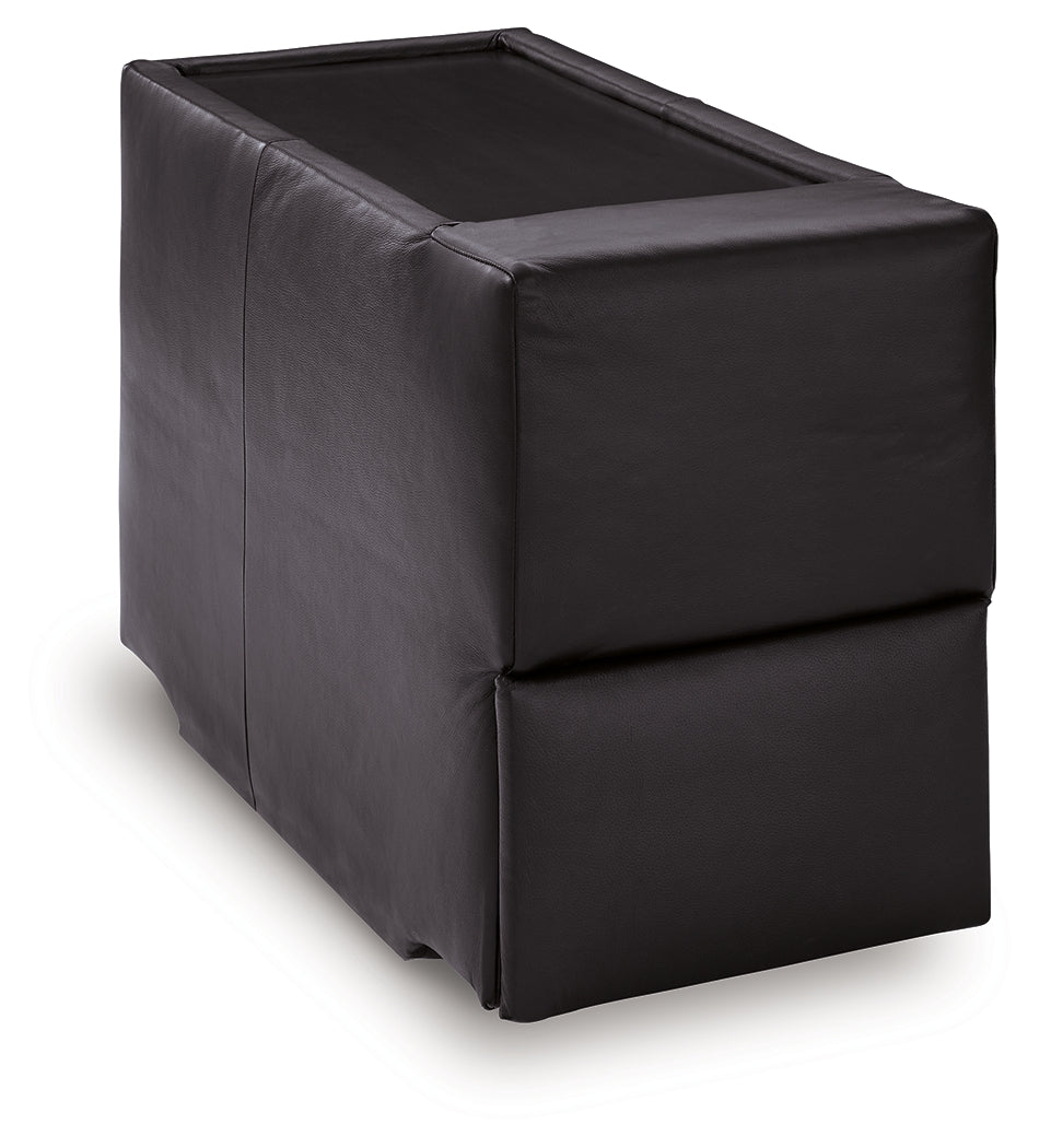 ModMax II Black Console with Storage from Ashley - Luna Furniture
