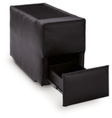 ModMax II Black Console with Storage from Ashley - Luna Furniture