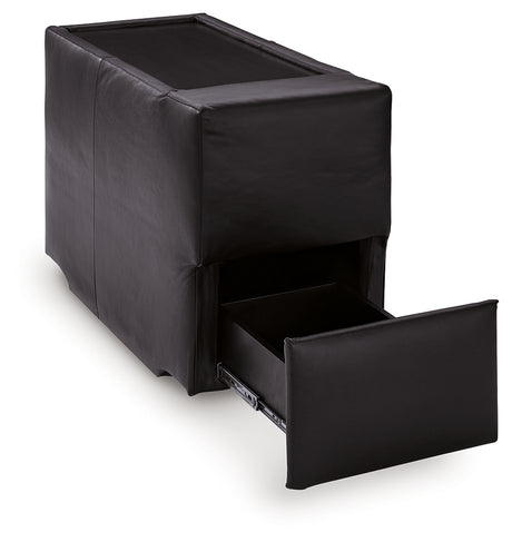 ModMax II Black Console with Storage from Ashley - Luna Furniture