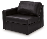 ModMax II Black Left-Arm Facing Corner Chair from Ashley - Luna Furniture